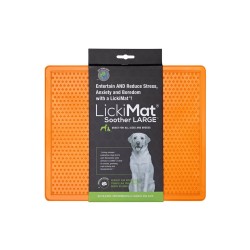 Lickimat  Soother X Large  Orange Dog