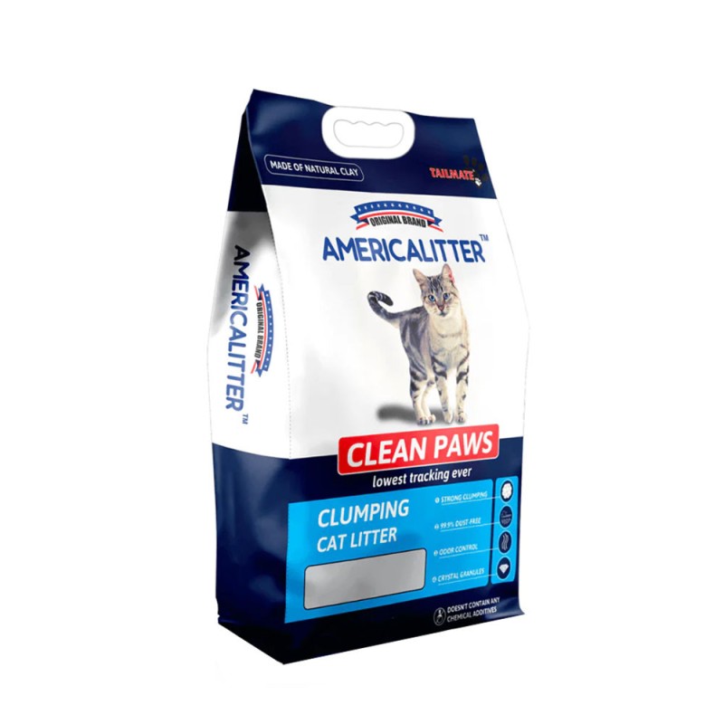 America Litter Clean Paws 15 Kg| Arena Aglomerante gatos | Patmo Pet