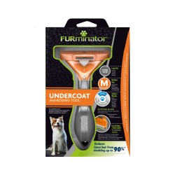 Furminator Undercoat Cepillo Deslanador Perros Medianos Pelo Largo