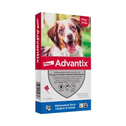Pipeta Antipulgas Advantix para Perros de 10 a 25Kg