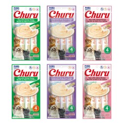 Churu Snack Húmedo para Gatos Pack x6 | Snack Cremoso | Patmo Pet