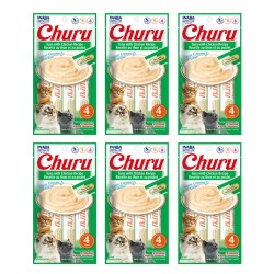 Churu Snack Húmedo de Atún con Pollo para Gatos pack x6 | Patmo Pet