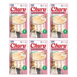 Churu Snack Húmedo de Atún con Salmón para Gatos Pack x6 | Patmo Pet