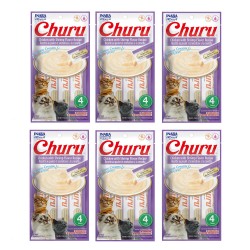 Churu Snack Húmedo de Pollo con Camarones para Gatos pack 6 | PatmoPet