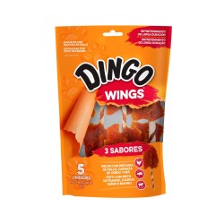 Snack para perros Dingo Triple Flavor Wings Pack x5 und en Patmo Pet