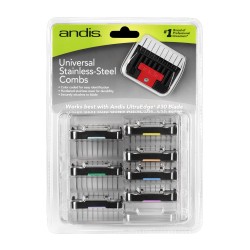 Andis Set de alzadores universales de acero inoxidable 8 pzs