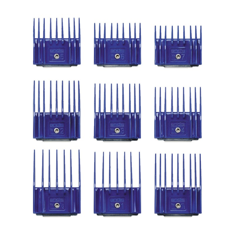 Andis Set de alzadores de plástico pequeños 9 piezas