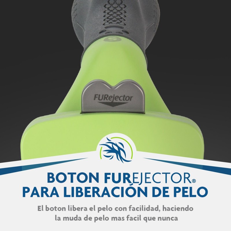 FURminator Cepillo Deslanador muda de pelo Perros Pequeños Pelo Largo