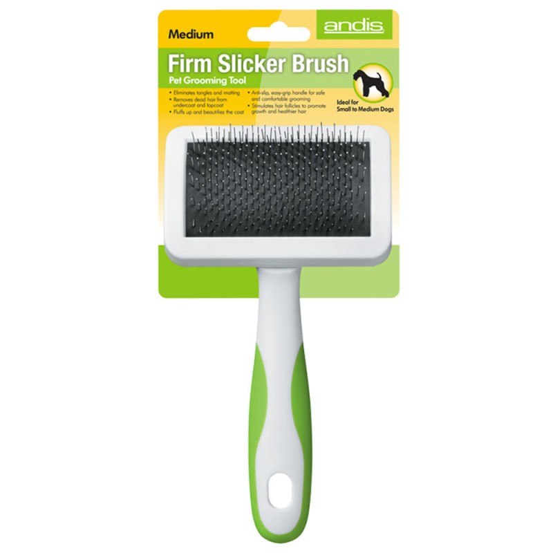 Andis 65705 Cepillo Alisador Mediano - Aseo Eficaz para Perros y Gatos