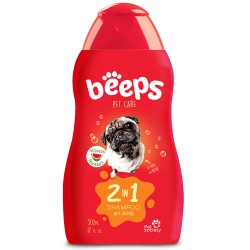 BEEPS 2 IN 1 Shampoo - 502 ml: Limpieza y Suavidad para tu Perro