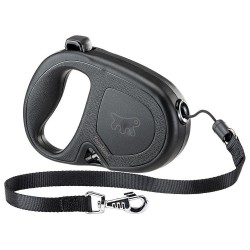 FERPLAST Correa Retráctil Flippy One Talla M Negro