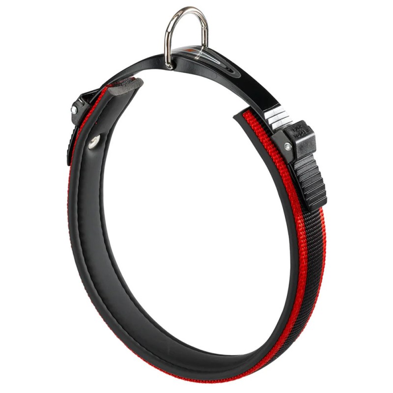 Ferplast Collar Ergocomfort Rojo con Micro Regulación C15/42