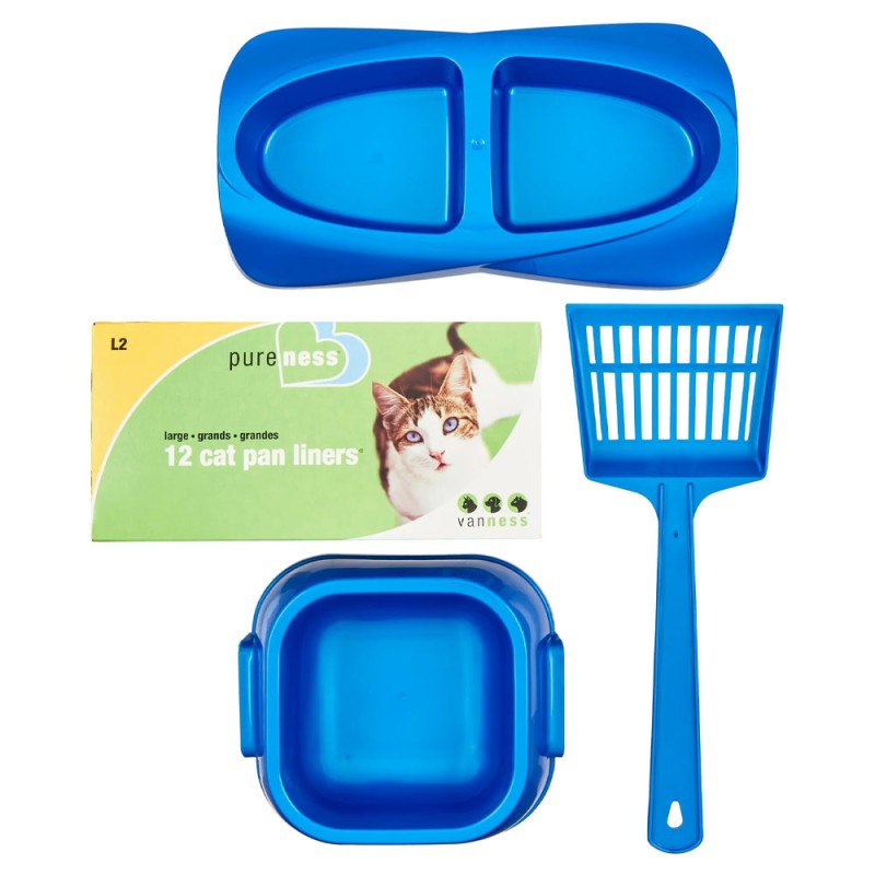 Vanness Kit de Inicio Litera Bandeja para Gatos con Accesorios SK-CP4