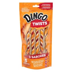 Dingo Twist Snack Golosina para Perros Triple sabor x5 und