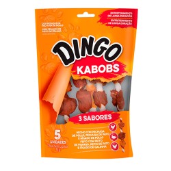 Dingo Kabobs Snack Golosina para Perros Triple Sabor x 5 und