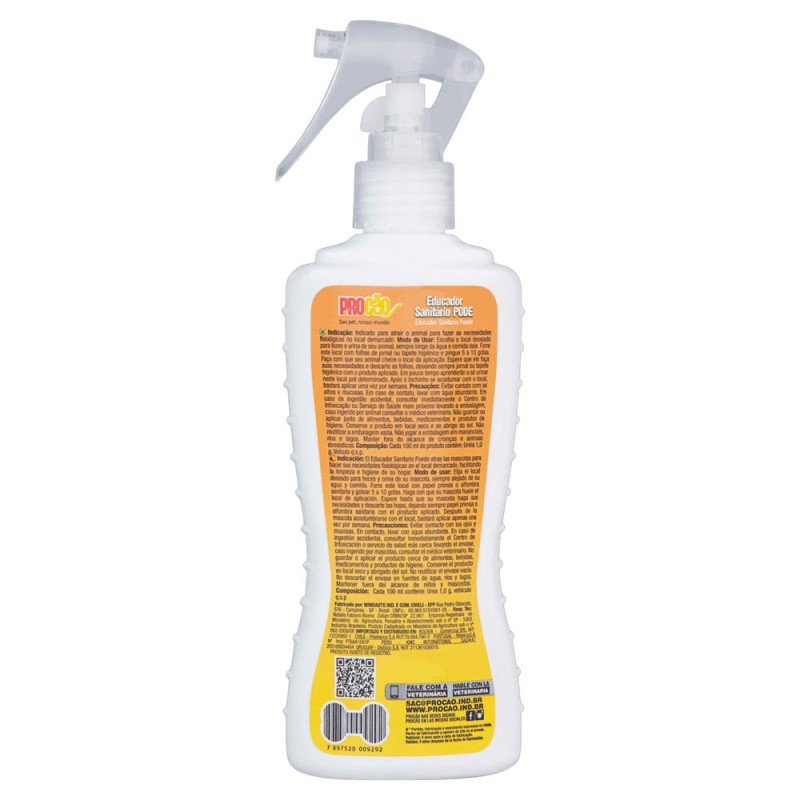Procao Educador Sanitario Puede para Perros y Gatos 200ml