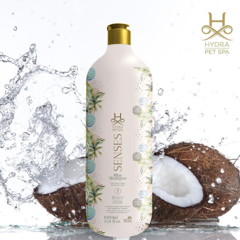 Shampoo para Perros y Gatos Hydra Senses Bliss 1L