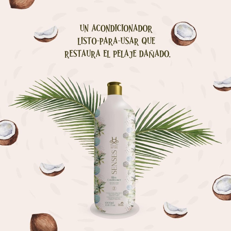 Acondicionador para Perros y Gatos Hydra Senses Bliss 1L