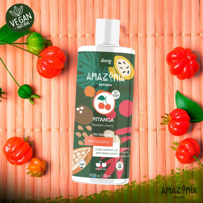 Shampoo para Perros y Gatos Amazonia Senses Pitanga 500ml