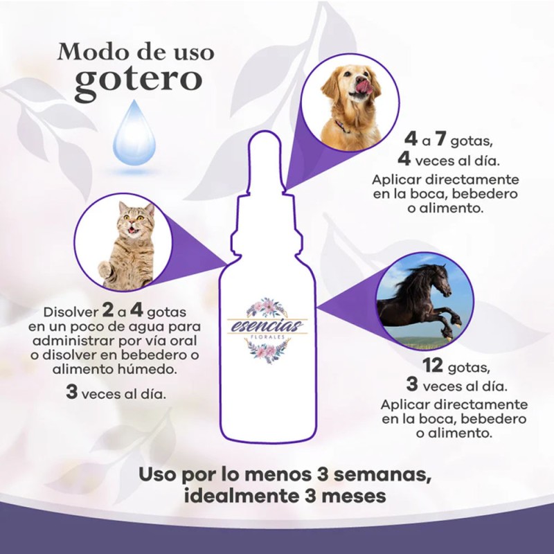 Esencias Florales en Gotas Rescate para Mascotas 30ml
