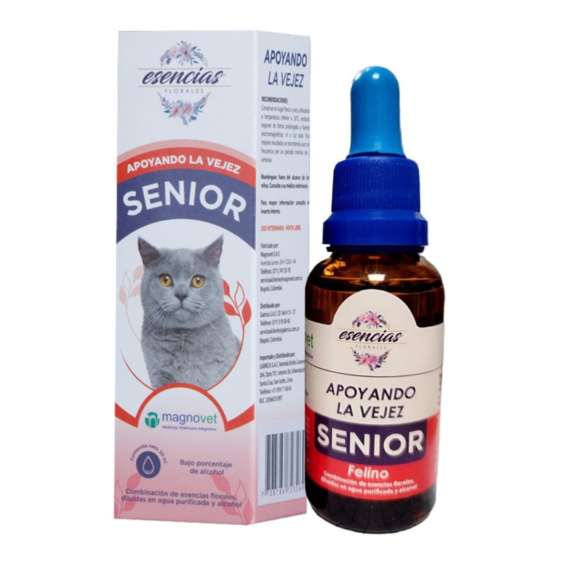 Esencias Florales para Gatos Senior en Gotas 30ml
