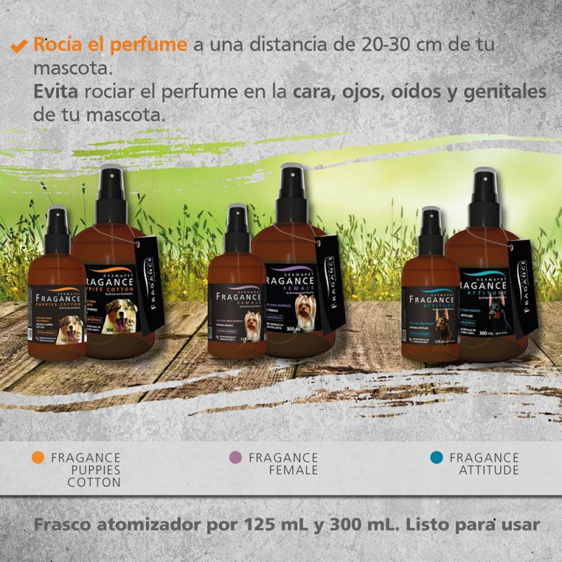 Colonia para Perros Dermapet Female 300ml | Patmo Pet