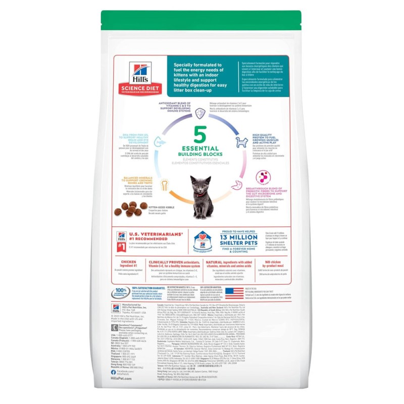 Alimento Hills Para Gatitos de Interior Indoor 1.6Kg