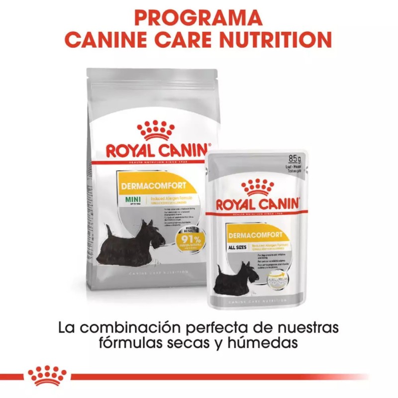 Paté Royal Canin CCN Dermacomfort Perro Piel Sensible 12x85gr