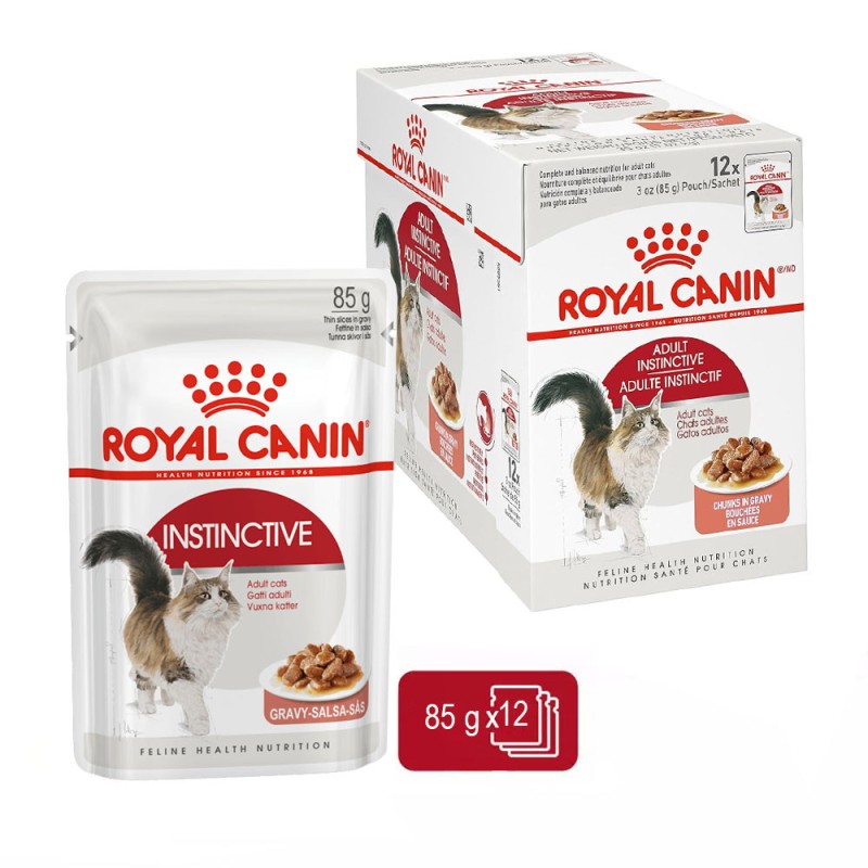 Royal Canin Alimento Humedo Salsa FHN Instinctive Gatos Adultos 12x85g