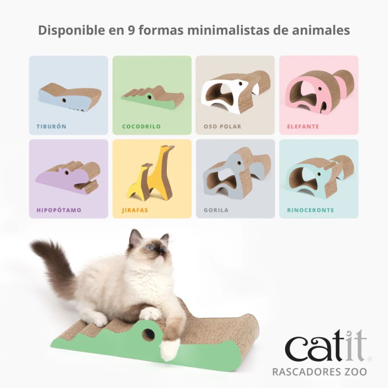 Rascador para Gatos Cat It Zoo con forma de Jirafa XL
