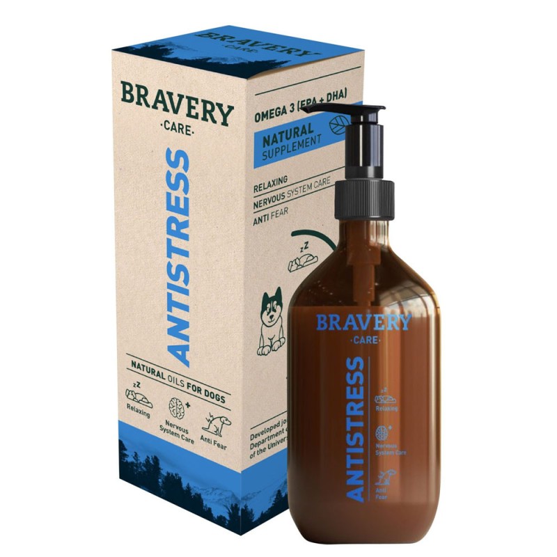 Aceite Bravery Antiestrés Para Perros 500ml