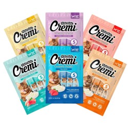 Snack para Gatos Naturalistic Cremi Surtido 60gr Pack x6