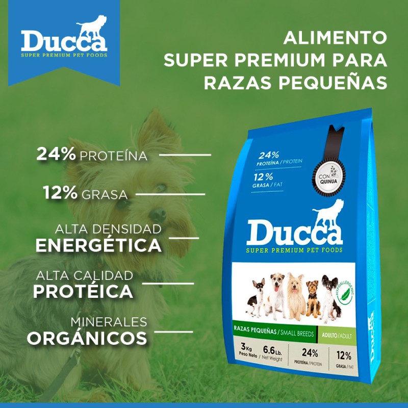 Ducca Adulto Super premium Raza Pequeña 3Kg | Patmo Pet
