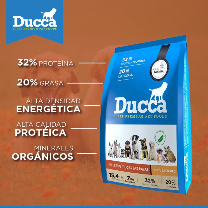 Ducca Cachorro Super Premium 7Kg | Alimento de Alta Calidad |PatmoPet