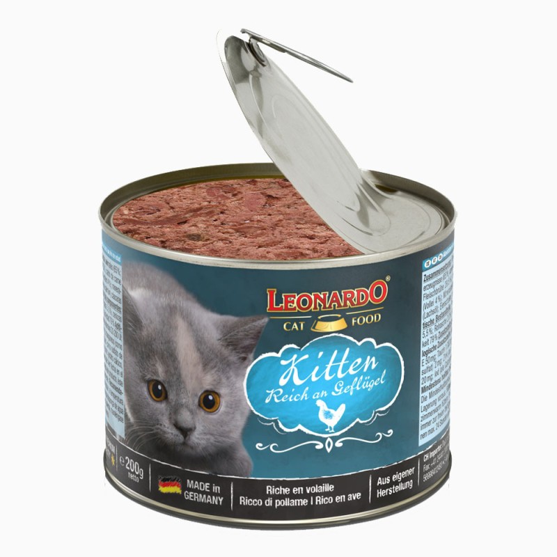 Leonardo Quality Selection para Gatitos Lata 200gr