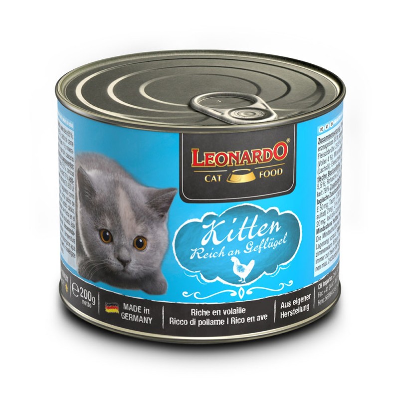 Leonardo Quality Selection para Gatitos Lata 200gr