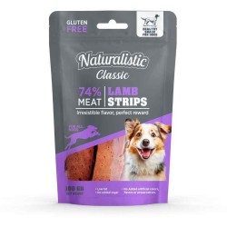 Snack para Perros Naturalistic Classic Lamb Strip Tiras Cordero 100gr