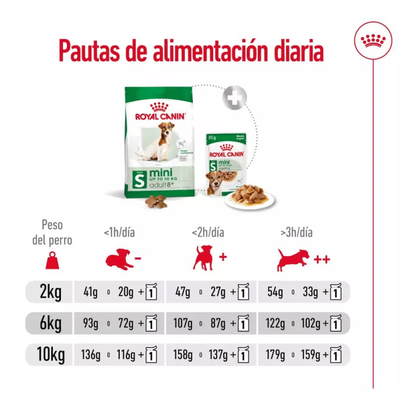 Alimento Royal Canin SHN Para Perros Mini Adulto +8 años 2Kg