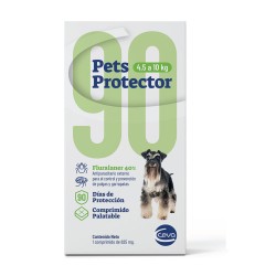 Antipulgas Pets Protector para perros de 4.5 a 10 kg Accion 3 meses
