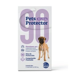 Antipulgas Pets Protector para perros de 32,1 a 64 kg Accion 3 meses