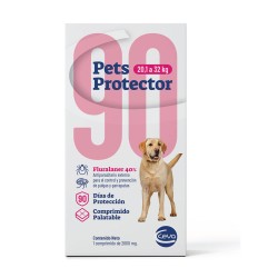 Antipulgas Pets Protector para perros de 10.1 a 20 kg Accion 3 meses