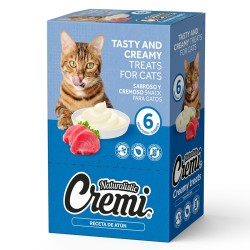 Snack Para Gatos Naturalistic Cremi Atún 60gr Pack x6