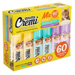 Snack para gatos Cremi Box de Pollo Mix, 60 sachet