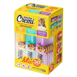 Snack para gatos Cremi Box de Pollo Mix, 30 sachet