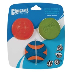Chuckit! Juguete Fetch Medley Gen 2 Medium - 3-Pack Chuckit - 1