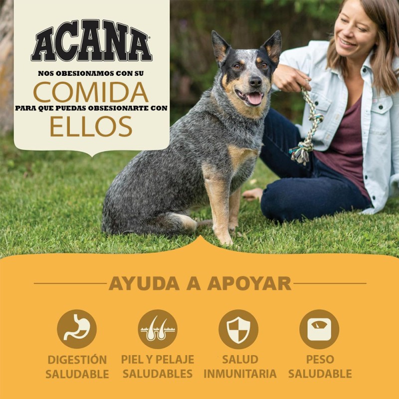 Alimento Acana para Perros Adultos con Ave de Corral 11.3 Kg