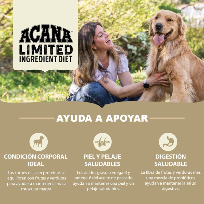 Alimento Acana para Perros Adultos Pato y Pera 10.2 Kg