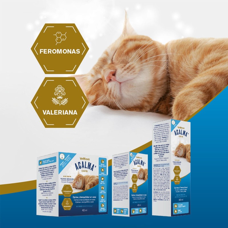 Acalma Spray Antiestrés con Feromonas para Gatos 60 ml