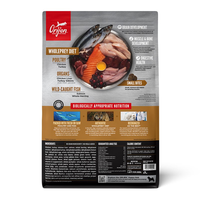 Alimento para Cachorros Orijen Puppy Aves y Pescado 10.6kg
