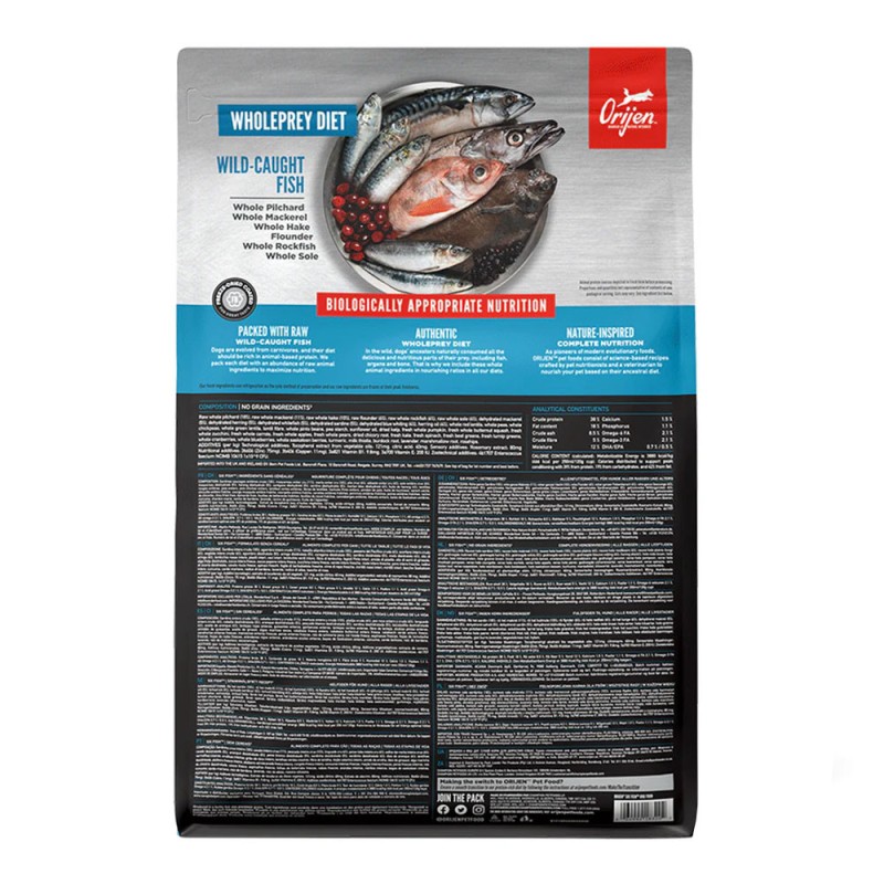 Alimento para Perros Orijen Six Fish 2kg Sin Cereales